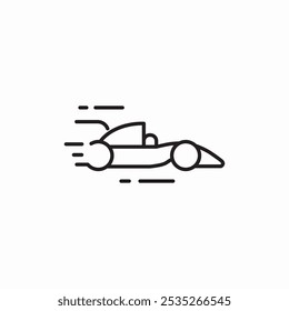 race car icon sign vector