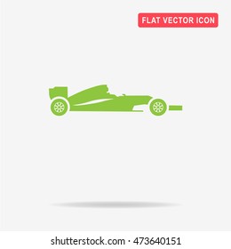 Race car icon. Vector concept illustration for design.
