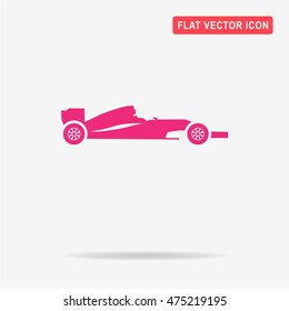 Race car icon. Vector concept illustration for design.