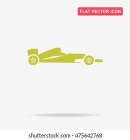 Race car icon. Vector concept illustration for design.