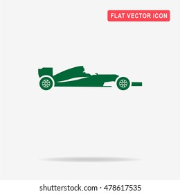 Race car icon. Vector concept illustration for design.