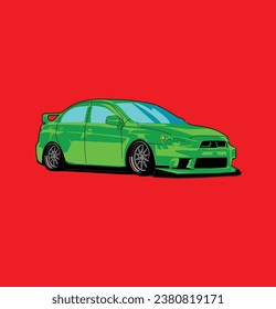 race car illustration vector design