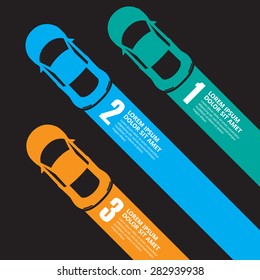 race car infographics