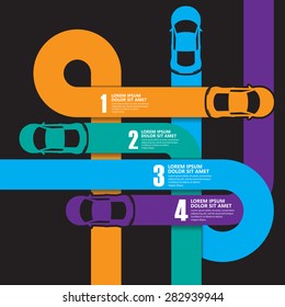 race car infographics