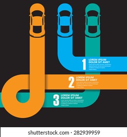 race car infographics