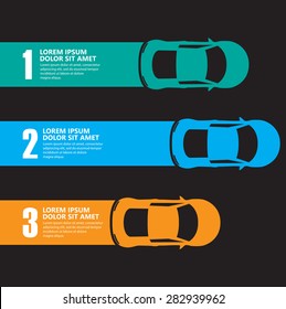 race car infographics