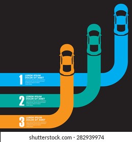 race car infographics