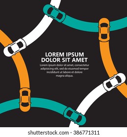 race car infographics