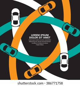 race car infographics