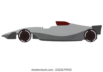 Race car isolated. vector illustration