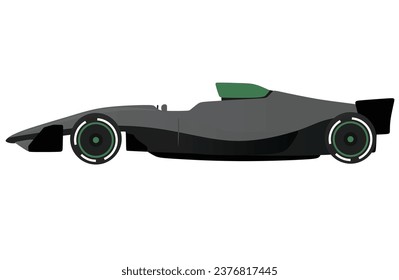 Race car isolated. vector illustration