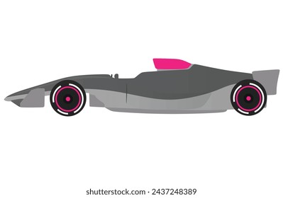 Race car isolated. vector illustration