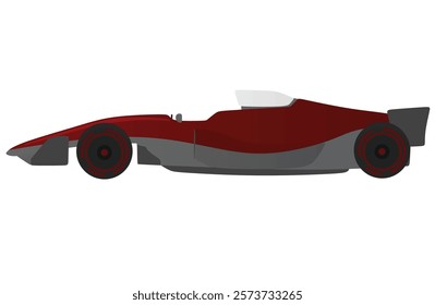 Race car isolated. vector illustration