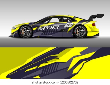 Race Car Livery Design Vector Graphic Stock Vector Royalty Free