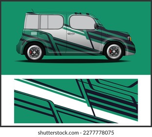 Vector de diseño de la liviandad de coches de carrera. Racing gráfico abstracto de bandas 