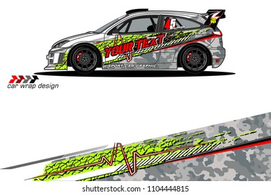 Race car livery graphic vector designs. abstract background for vehicle vinyl wrap