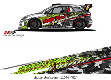 Race car livery graphic vector designs. abstract background for vehicle vinyl wrap