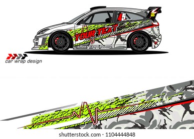 Race car livery graphic vector designs. abstract background for vehicle vinyl wrap