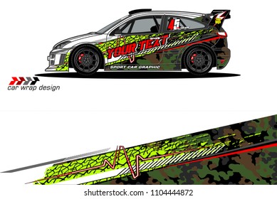 Race car livery graphic vector designs. abstract background for vehicle vinyl wrap