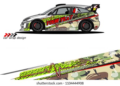 Race car livery graphic vector designs. abstract background for vehicle vinyl wrap