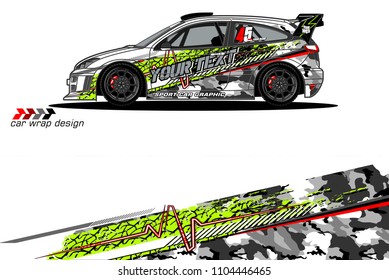 Race car livery graphic vector designs. abstract background for vehicle vinyl wrap