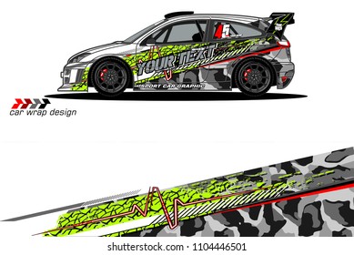 Race car livery graphic vector designs. abstract background for vehicle vinyl wrap