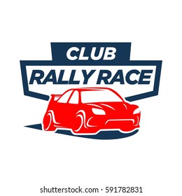 Race car logo