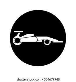 Race car of racing concept