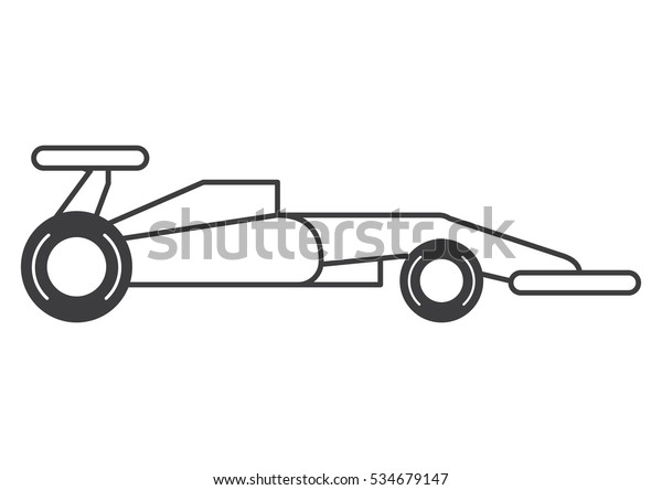 Race car of  racing\
concept