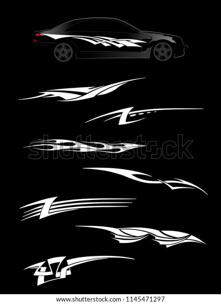 race car sticker stock vector royalty free 1145471294 shutterstock