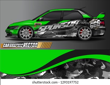 race car sticker decal design vector. abstract background for vehicle vinyl wrap