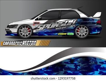 race car sticker decal design vector. abstract background for vehicle vinyl wrap