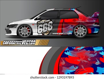 race car sticker decal design vector. abstract background for vehicle vinyl wrap