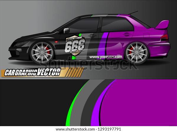 race car sticker decal design vector. abstract
background for vehicle vinyl
wrap