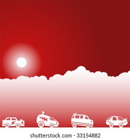 sol de coche de carreras