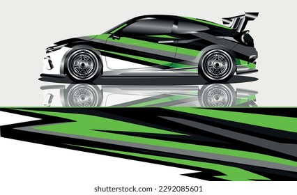 Race car wrap decal designs