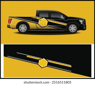 Desenhos de decalque de revestimento de carro de corrida. Resumo de corridas e esportes fundo para carro livery