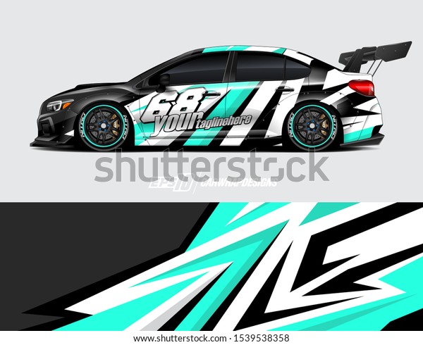 Download Race Car Wrap Decal Designs Abstract Stock Vector Royalty Free 1539538358