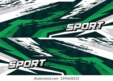 Race car wrap design vector for vehicle vinyl sticker and automotive decal livery EPS 10