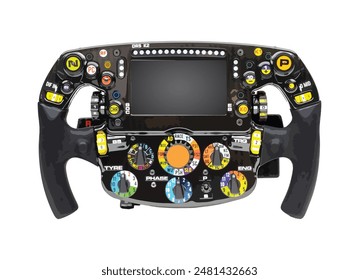 race control car art design vector template f1 detail monitor radio team driver strategy display set engine brake turbo fast icon logo sign symbol rally auto pilot pit stop sprint race