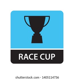 Race cup icon for web and mobile