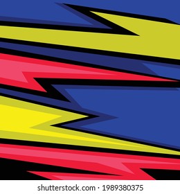 race decal strip background vector design