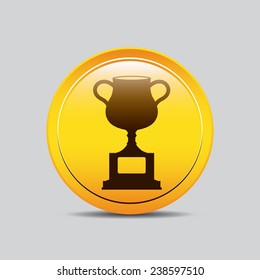 Race design over gray background, vector illustration.