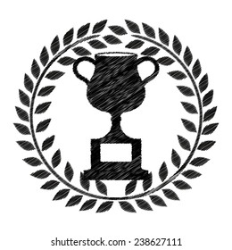 Race design over white background, vector illustration.