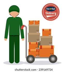 Race design over white background, vector illustration.
