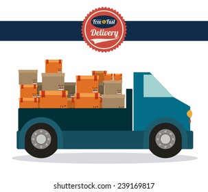 Race design over white background, vector illustration.