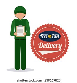 Race design over white background, vector illustration.