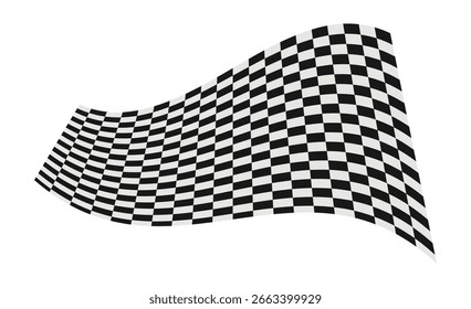 Race flag background. Checkered flag. Black and white checker. Finishing flag. Automotive graphics. Race motorsport concept. Vector illustration.
