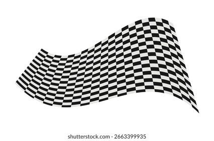 Race flag background. Checkered flag. Black and white checker. Finishing flag. Automotive graphics. Race motorsport concept. Vector illustration.
