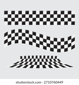 Bandeira de corrida fundo quadriculado bandeira preto e branco checker bandeira de acabamento